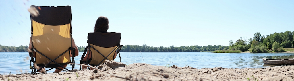 uquip Sandy Strandstuhl faltbar – Low Rider Beach Chair mit breiten Standfüßen in petrol