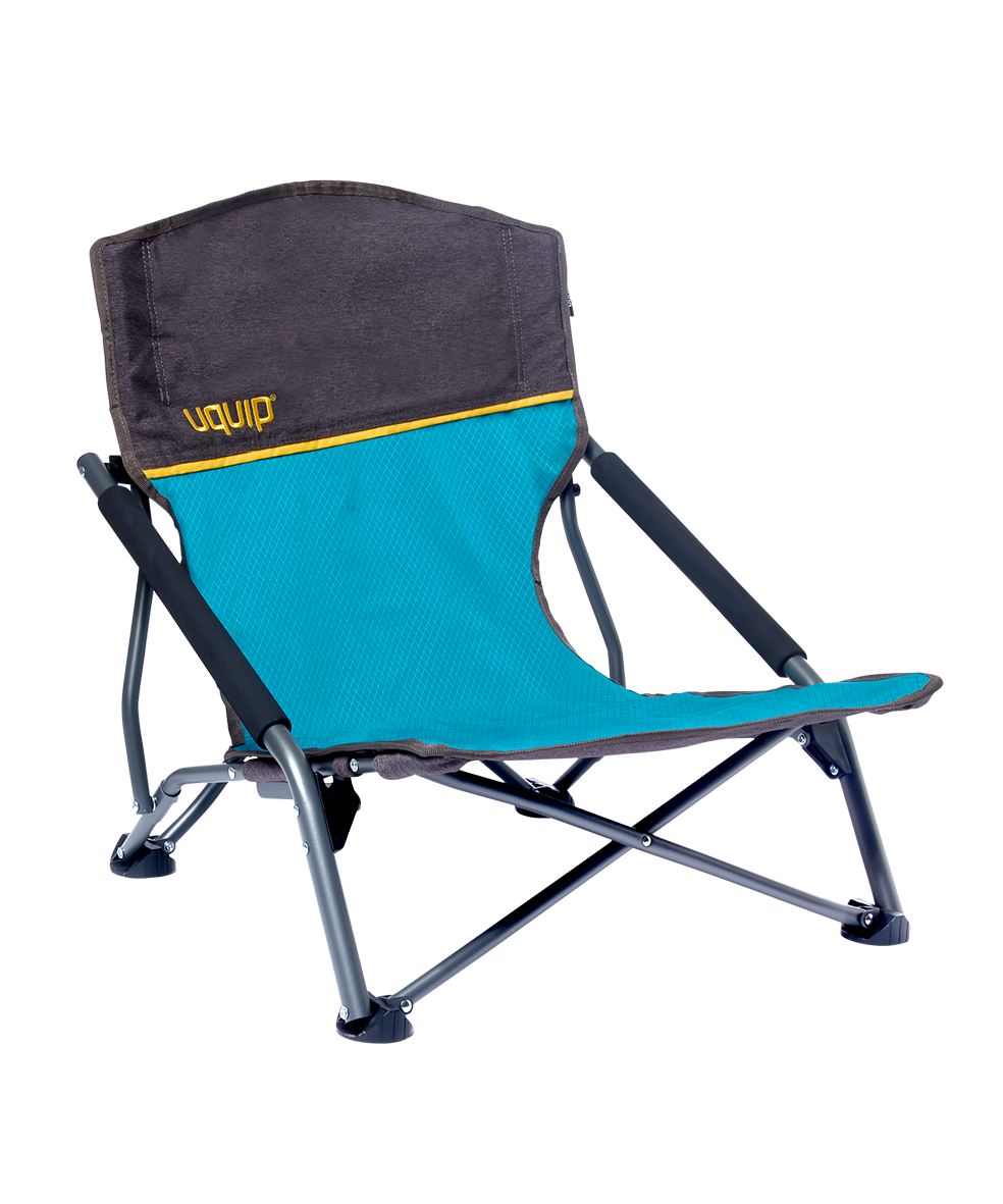 Uquip Sandy Strandstuhl in Petrol mit niedriger Sitzhöhe