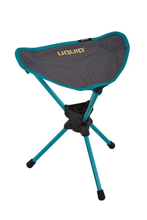 uquip ThreeSixty Mini Dreibein-Hocker mit 360 Grad Drehfunktion