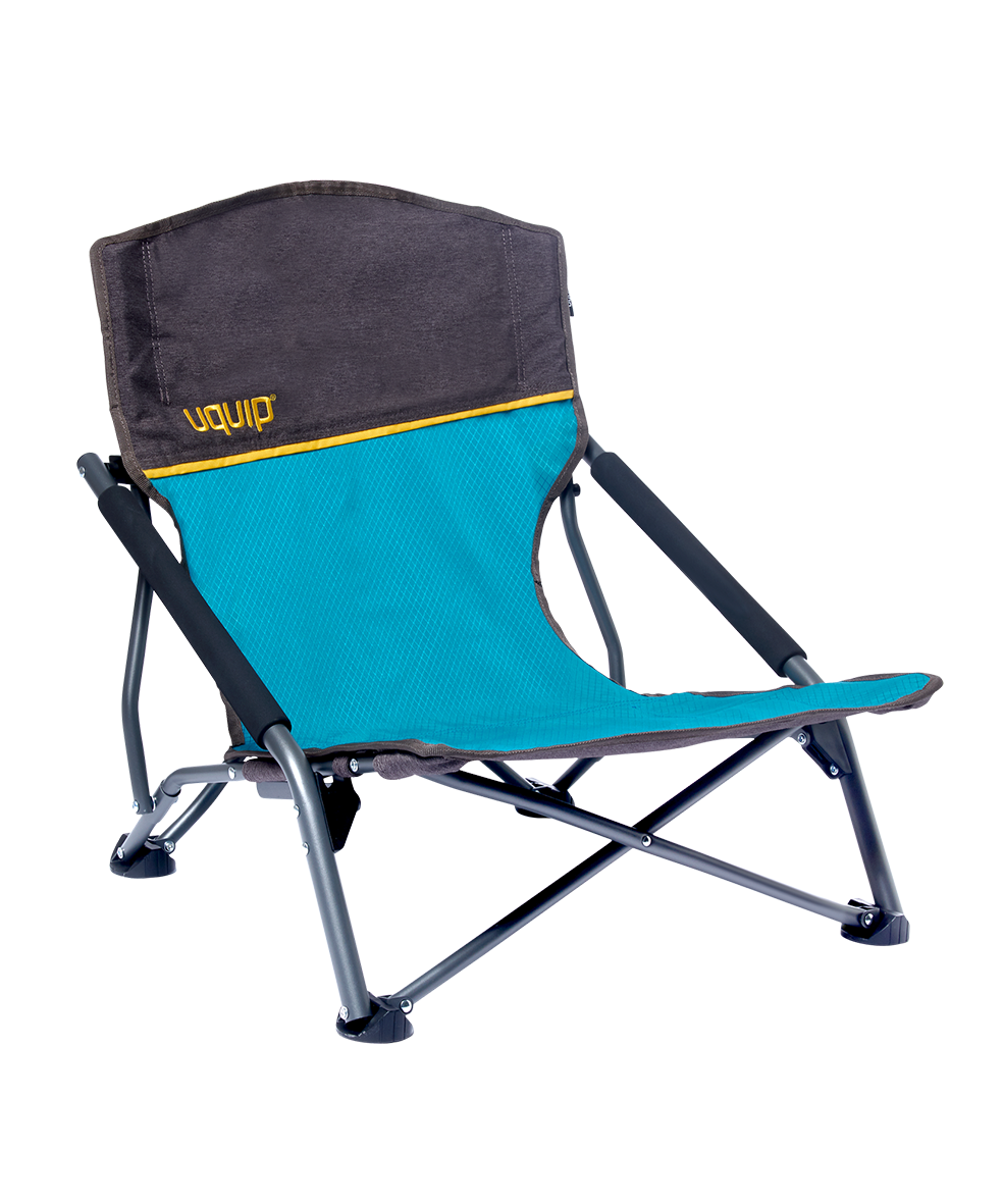 uquip Sandy Strandstuhl klappbar petrol – Low Rider Beach Chair 120 kg Testsieger