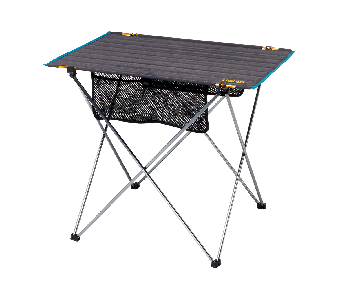 uquip Liberty L ultraleichter Campingtisch – rollbare Platte, Brettspiel