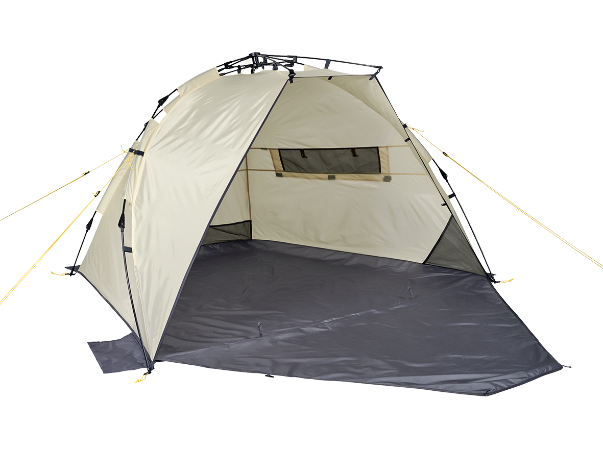 uquip Speedy beach tent – Quick-Up, mosquito mesh, closable entrance